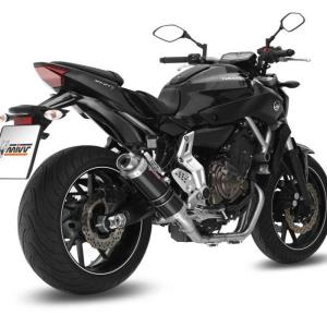 Escape Completo Mivv GP ACERO NEGRO Yamaha MT07 14-